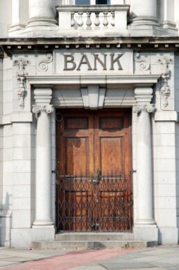 Banque fermée
