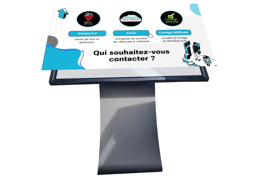 Kiosque 43 et 49 pouces
